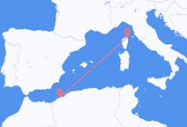 Loty z Oran, Algieria z Bastia, Francja