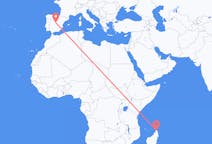 Flyrejser fra Antsiranana, Madagaskar til Madrid, Spanien