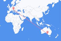 Voli from Adelaide, Australia to Trieste, Italia