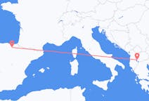 Loty z Ochryda, Macedonia Północna do Vitoria-Gasteiz, Hiszpania