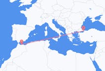 Flyreiser fra Al Hoceima, Marokko til Istanbul, Tyrkia