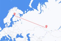 Fly fra Barnaul til Uleåborg