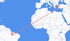 Flyrejser fra Araguaína, Brasilien til Rhodes, Grækenland