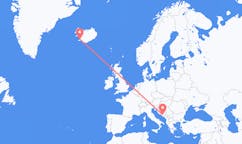 Flyrejser fra Mostar, Bosnien-Hercegovina til Reykjavik, Island