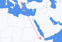 Flyreiser fra Dessie, Etiopia til Volos, Hellas
