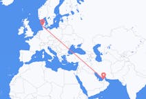 Flights from Dubai, United Arab Emirates to Esbjerg, Denmark