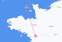 Flyreiser fra Saint Peter Port, Guernsey til Nantes, Frankrike