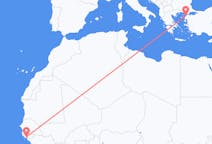 出发地 几内亚比绍比绍目的地 土耳其恰纳卡莱的航班