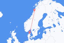 Flights from Mo i Rana, Norway to Aalborg, Denmark