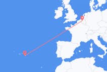 Flug frá Ponta Delgada, Portúgal til Brussel, Belgíu