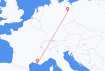 Flyg från Berlin, Tyskland till Marseille, Frankrike