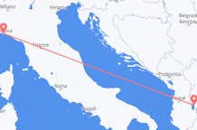 Lennot Genovasta Ohridiin