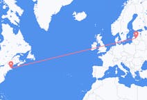 Flyreiser fra Boston, til Riga