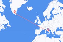 出发地 意大利出发地 那不勒斯目的地 格陵兰纳萨尔苏克的航班
