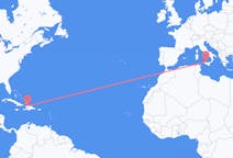 Flyreiser fra Cap-Haïtien, Haiti til Palermo, Italia