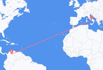 Flyreiser fra Cúcuta, Colombia til Napoli, Italia