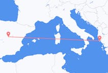 Flights from Corfu to Madrid