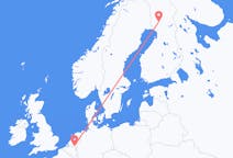 フィンランドのから ロヴァニエミ、オランダのへ アイントホーフェンフライト