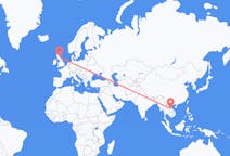 Flyreiser fra Nakhon Phanom-provinsen, Thailand til Edinburgh, Skottland