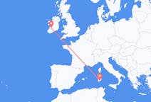 Vluchten van Shannon, Ierland naar Cagliari, Trento, Italië