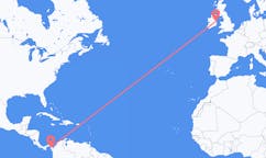 Flyrejser fra La Palma, Panama til Dublin, Irland