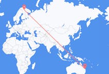 Flights from Bundaberg Region, Australia to Ivalo, Finland