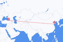 Flyreiser fra Qingdao, til Trabzon