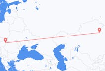 Flyrejser fra Nur-Sultan til Debrecen