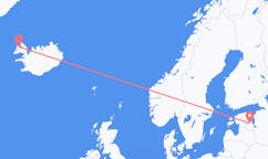 Flights from the city of Tartu, Estonia to the city of Ísafjörður, Iceland