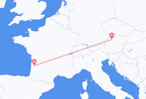 Voli da Bordeaux, Francia a Linz, Austria