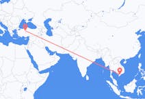 Flyreiser fra Can Tho, Vietnam til Ankara, Tyrkia