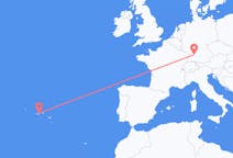 Flights from São Jorge Island, Portugal to Stuttgart, Germany