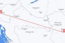 Flyreiser fra Ljubljana, til Beograd