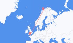 Flyreiser fra St Peter Port, Guernsey til Bardufoss, Norge