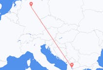 Lennot Ohridista Hannoveriin