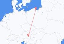 Flights from Gdańsk, Poland to Graz, Austria
