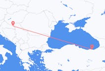 Loty z Osijek, Chorwacja z Trabzon, Turcja
