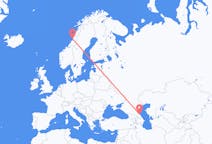 Flights from Makhachkala, Russia to Brønnøysund, Norway