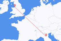 Flights from Liverpool, England to Bologna, Italy
