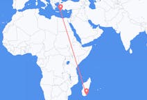 Flyreiser fra Tôlanaro, Madagaskar til Karpathos, Hellas