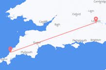 Flüge von Newquay, England nach London, England