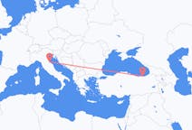 Flyrejser fra Trabzon til Rimini