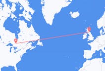 Flyg från Timmins, Kanada till Edinburgh, Kanada