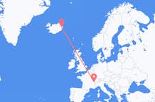 Flyg från Genève, Schweiz till Egilsstaðir, Island