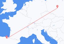 Flyg från Vitoria-Gasteiz, Spanien till Łódź, Polen