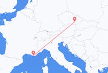 Flights from Brno, Czechia to Toulon, France