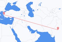 出发地 印度出发地 齋浦爾目的地 土耳其伊兹密尔的航班