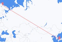 Flights from Hiroshima, Japan to Kirkenes, Norway