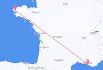 Flyreiser fra Brest, Frankrike til Marseille, Frankrike