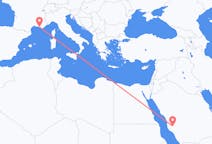 Flyg från Ta if, Saudiarabien till Marseille, Frankrike